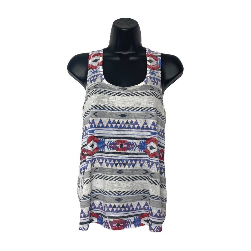 Vtg Forever 21 Womens Tribal Boho Tank Top M Y2k Festival‎ Aztec Western